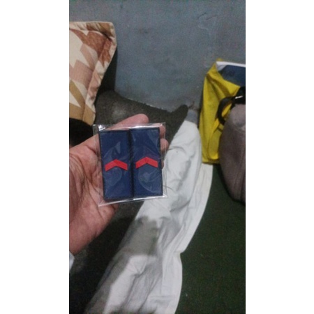 Patch rubber pangkat kopda mayor kerah pdl dispenad