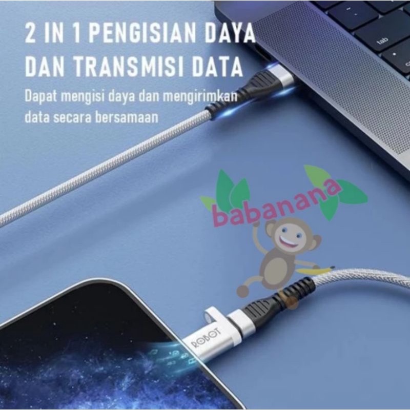 Robot RT-OTG02 Type-C to Micro USB adapter otg charger data converter