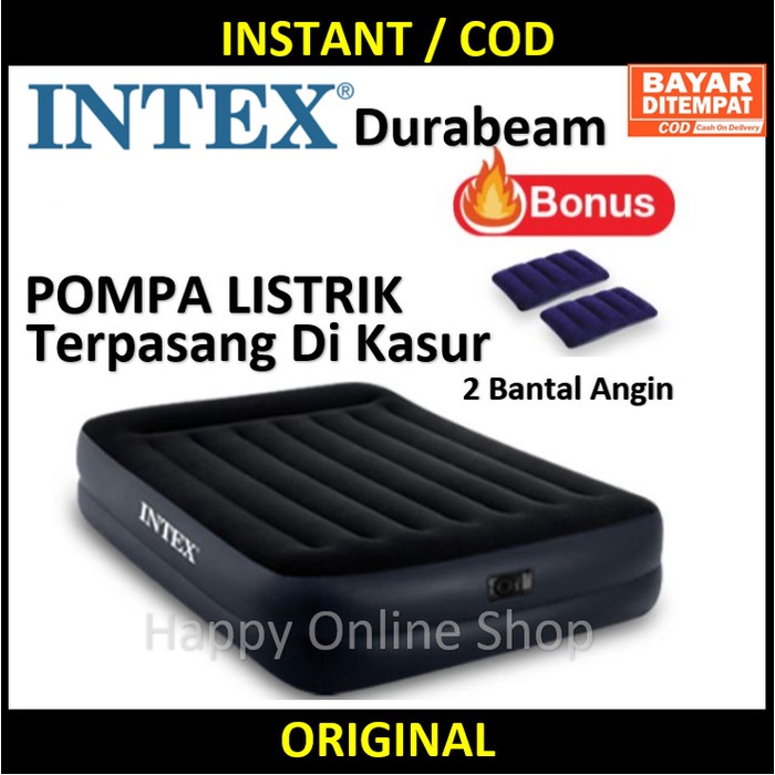 Furniture Intex Kasur Angin - Kasur Intex Durabeam Rest Raised Airbed Original