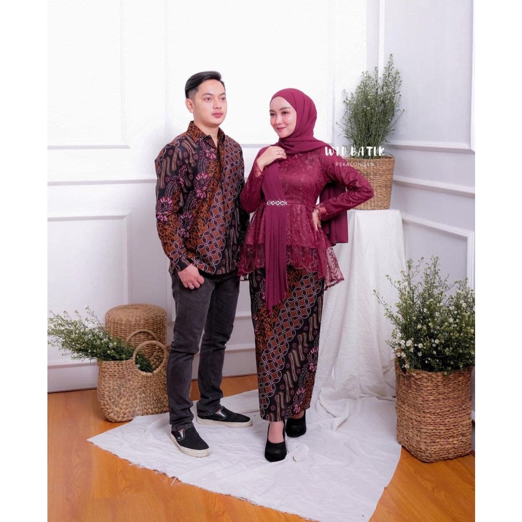 KEBAYA BROKAT COUPLE / KEBAYA BRUKAT PASANGAN / BAJU TUNANGAN / BAJU KONDANGAN / WIDBATIK / MODREN