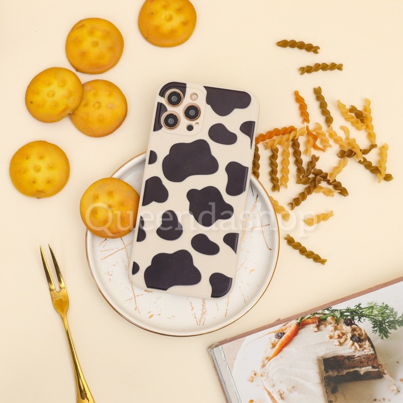 COD -  Soft Case Vivo Y91 Y12 Y20 Y30 Y12i Y12S Y91C Cow Sapi Skin Square Edge Soft Case Full Lens C