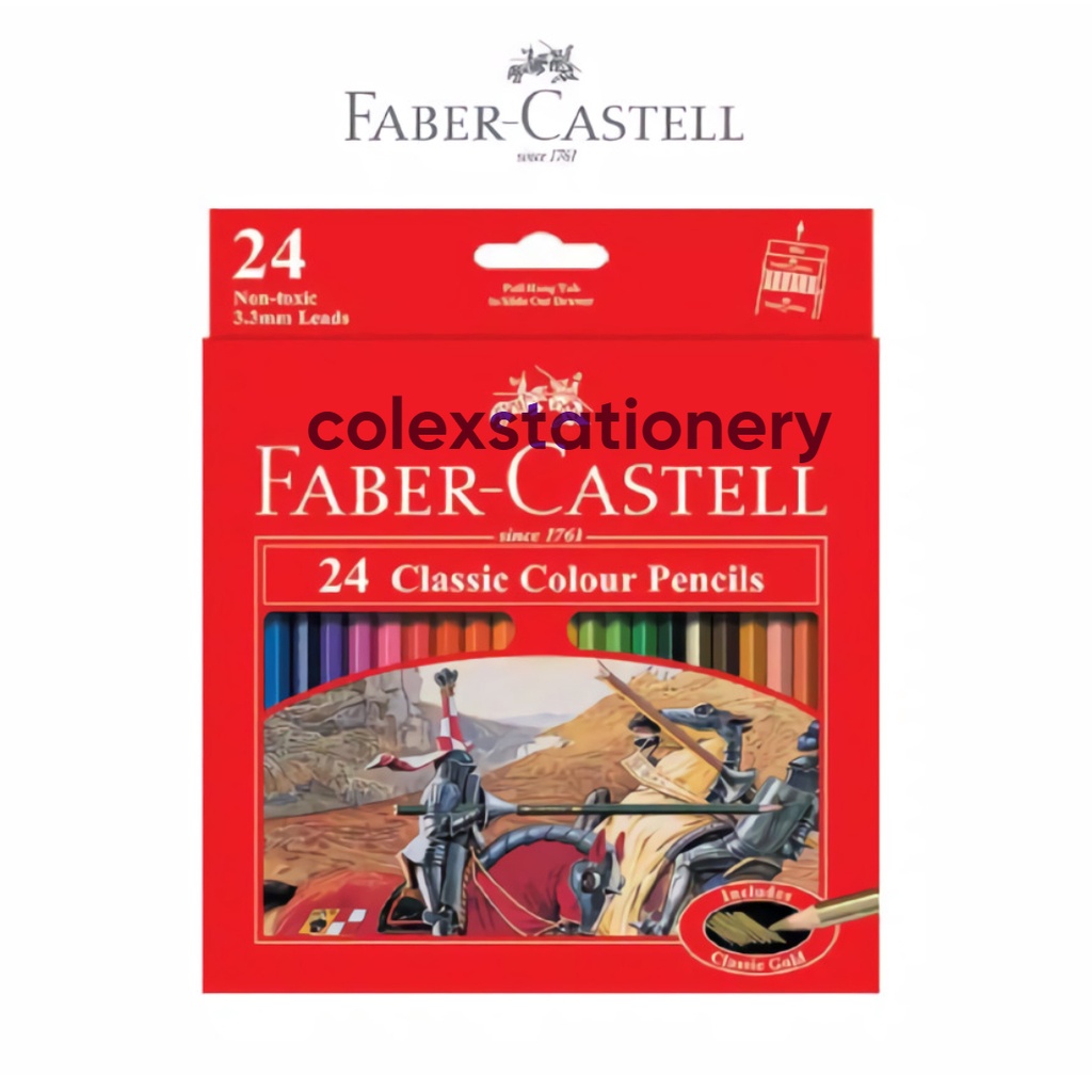 

Pensil Warna / Pensil Warna Kayu Classic Colour Faber Castell 24 Warna