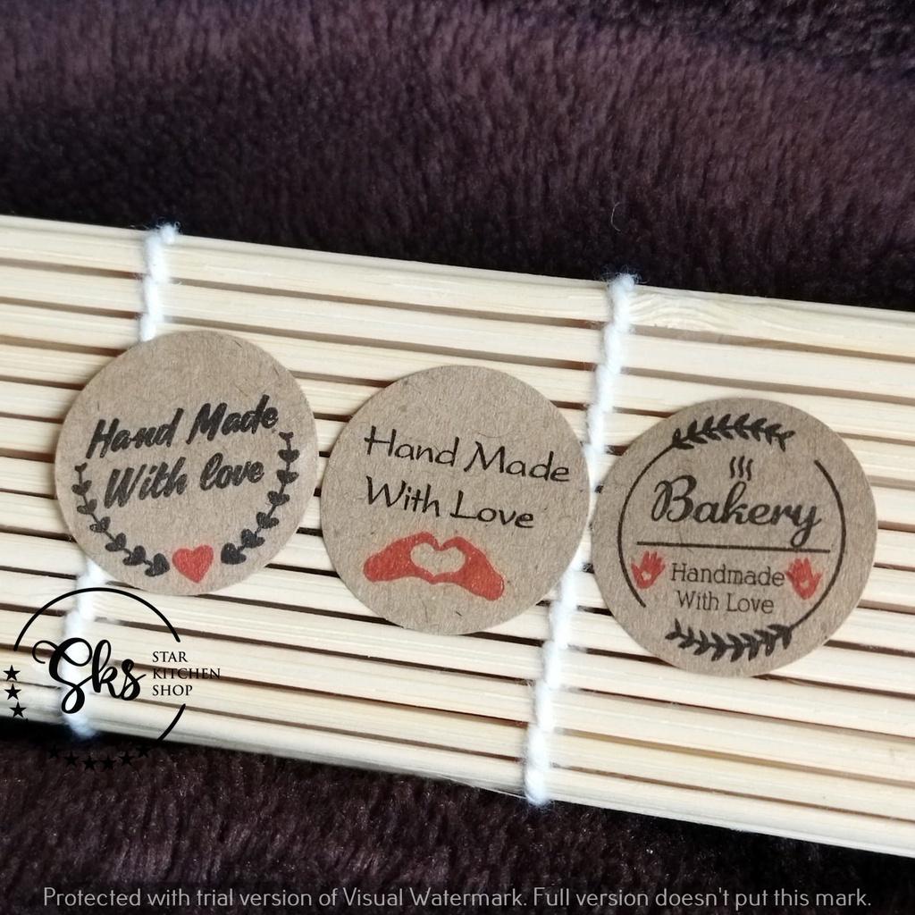 

New Stiker Toples Stiker Dus Kue Label Homade