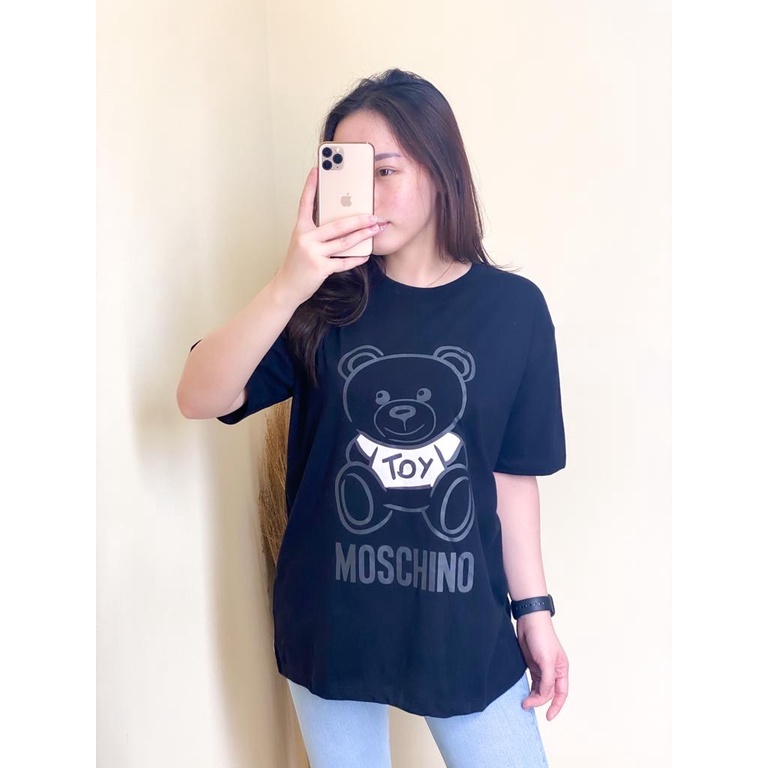 Kaos Oversize Wanita Bahan Cotton Combed 30s Kaos Wanita Lengan Pendek