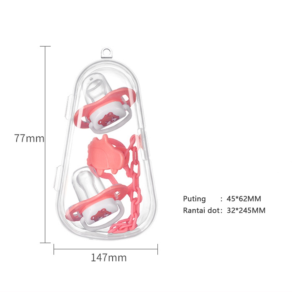 EMPENG/DOT/PACIFIER BAYI + BOX + KOTAK. B256