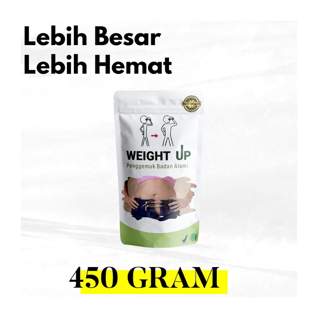 450g WeightUp KID Penggemuk Badan Dewasa Umur 12 Tahun Suplemen Vitamin Herbal Penambah Nafsu Makan Usia 13 14 15 16 17 18 19 20 Terbukti Obat ini Original Murah dan Ampuh