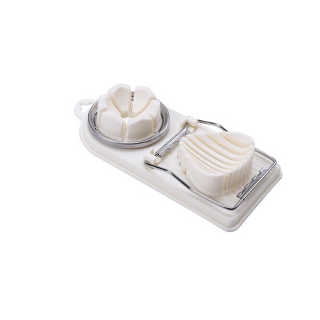 ONLYONE12 Alat Pemotong Telur / Alat Pengiris Telur Rebus Mudah dan Praktis / 2 in 1 Egg Slicer Cutter