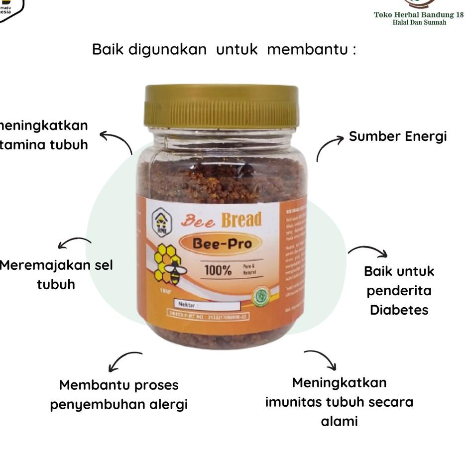 

ART0g0Fu--Bee Bread | Bee Pollen | Super Food | Bee Pro Roti Lebah Murni Meningkatkan Daya Tahan Tubuh Sistem Imun Peningkat Stamina