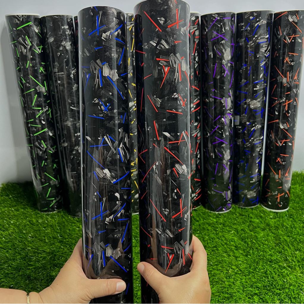 Stiker Forged Setiker motif carbon forged Stiker motor ukuran 50cm x 100cm