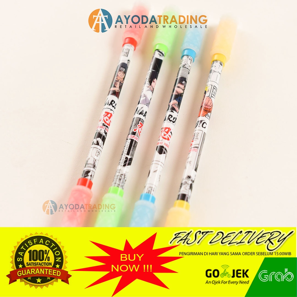 Spinning Pen Putar Pemula Naruto 8mm