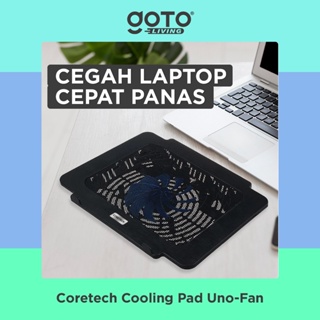 Coretech Unofan Cooling Pad Kipas Fan Pendingin Laptop Portable