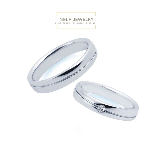 Cincin Emas Cicin EMAS PUTIH Cincin Kawin Cincin Ukir Nama Couple E13