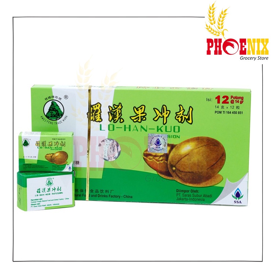 

Lo han kuo infusion isi 12 pcs @ 14 gram