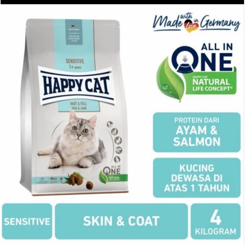 HAPPY CAT SKIN &amp; COAT 4KG FRESHPACK - HAPPY CAT