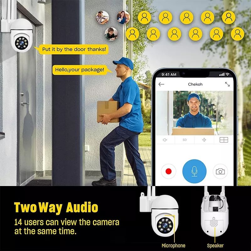 NEW IP CAM V380PRO WIRELESS HD 1080P CAMERA CCTV 8MP PTZ SPEED DOME IN/OUT