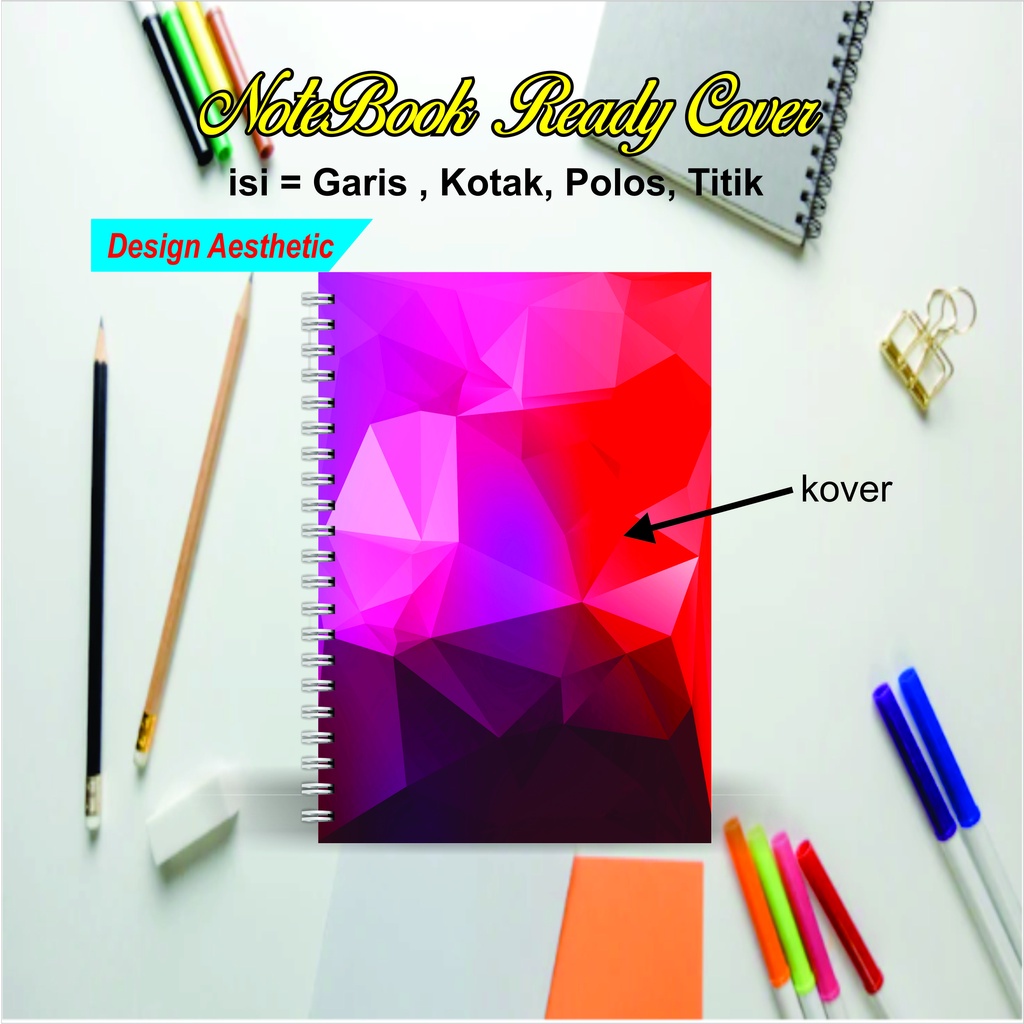 

Notebook Aesthetic | Ready Cover | A5 | 100 Page