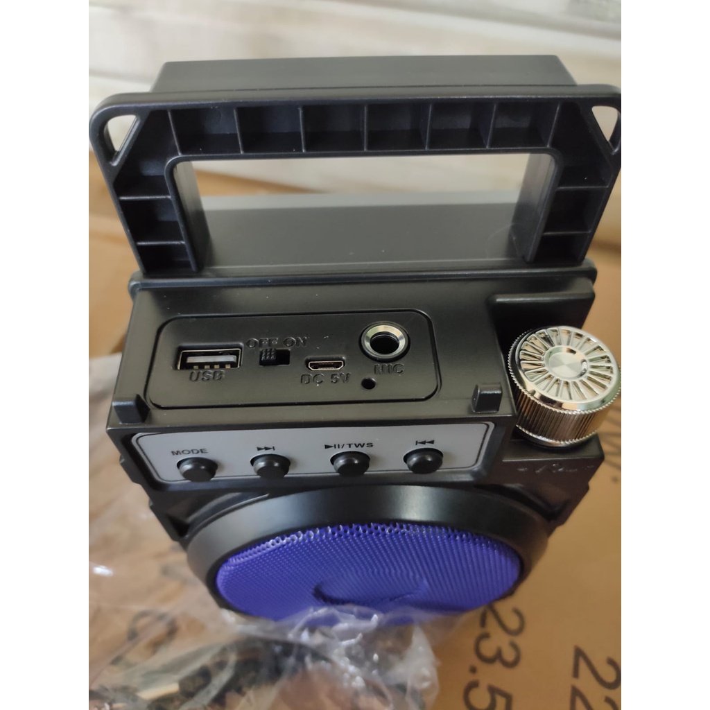 Paling Diminati Speaker Bluetooth Karaoke Free Mic Radio Fm Termurah