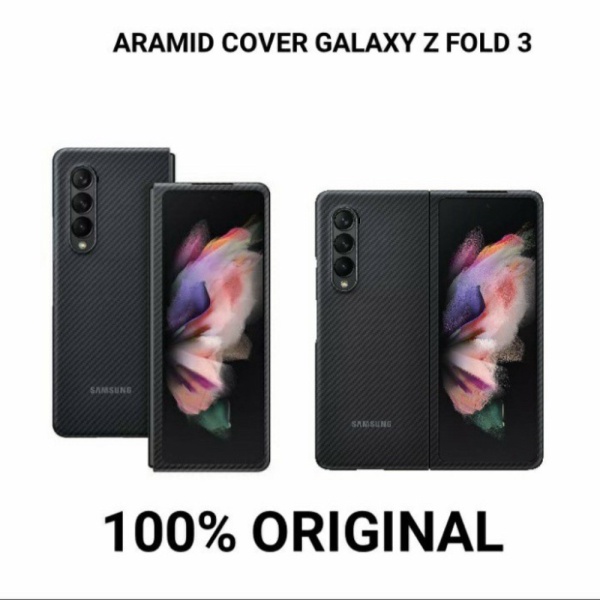 Jual Aramid Case Samsung Galaxy Z Cover Fold3 Fold 3 5G Original SEIN Black Diskon