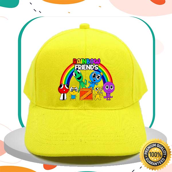 TOPI ANAK MOTIF RAINBOW FAMILY 2-9 Tahun UNISEX