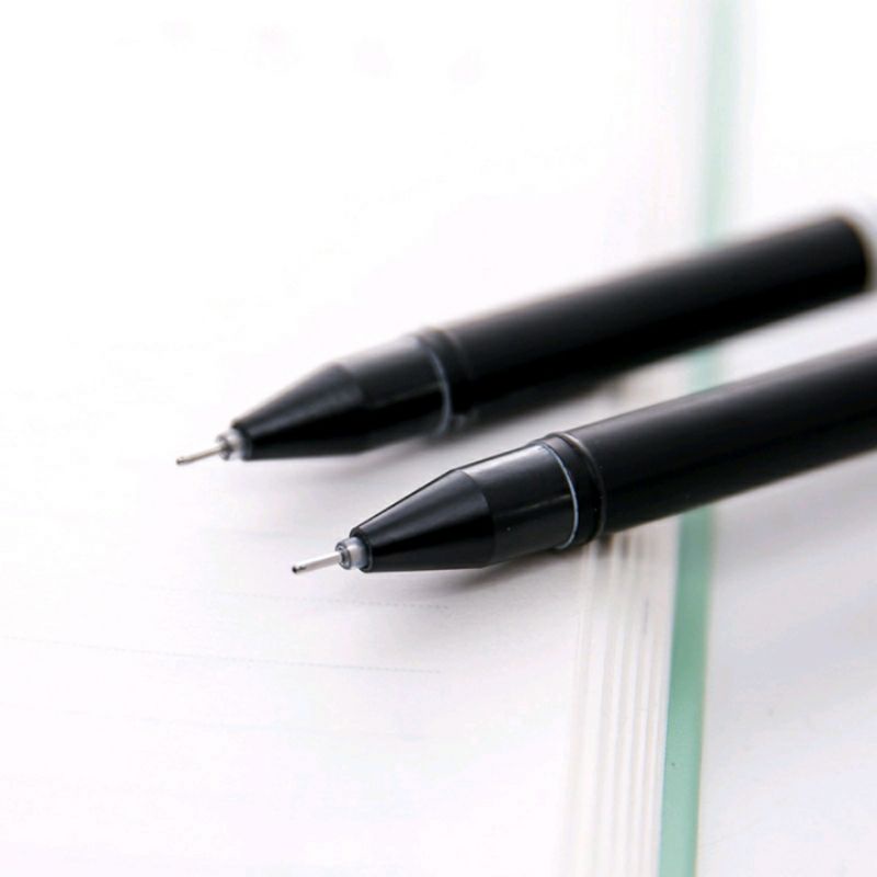 PULPEN PERSONALITY BLACK KREATIF SIMPLE 0,38 mm MOTIF TULISAN JEPANG CUTE