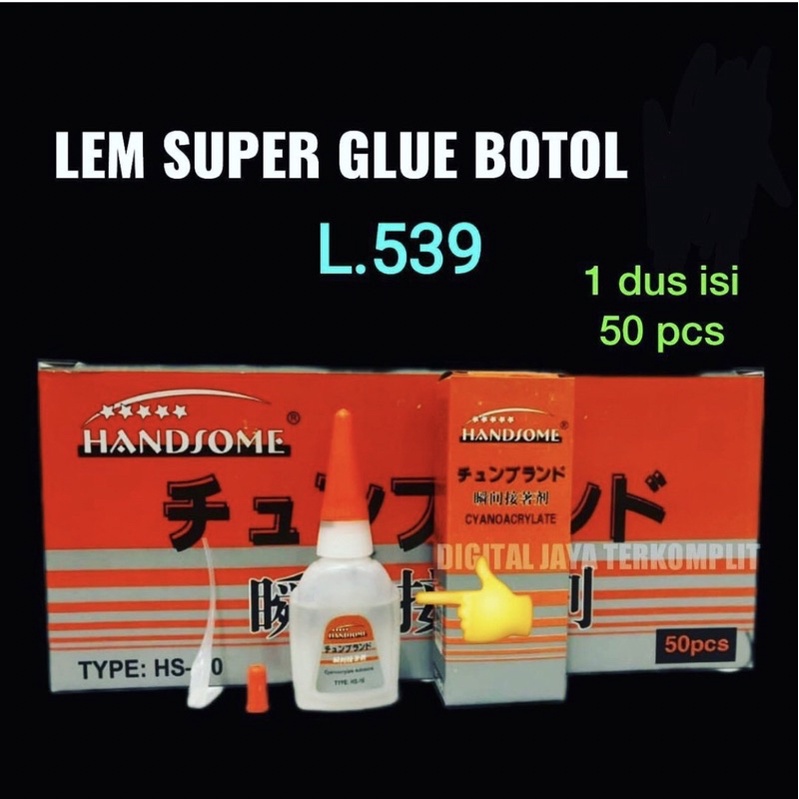 

LEM SUPER GLUE BOTOLAN (8PCS)