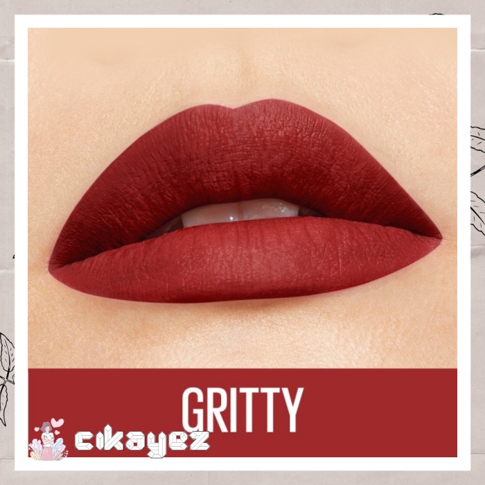 [BESTTREND] MAYBELLINE SUPERSTAY MATTE INK LIQUID LIPSTIK RED EDITION PROMO - 285-GRITTY