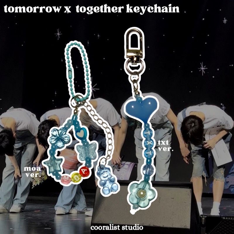 TXT keychain / gantungan kunci beads aesthetic