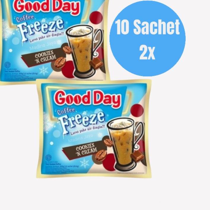 

Ayo Beli Good Day Freeze Cookies N Cream 10pcs x2 Mocafrio!!
