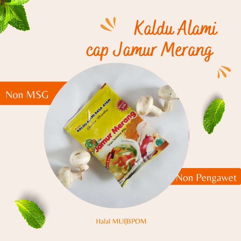 

Kaldu jamur rasa Ayam 250g