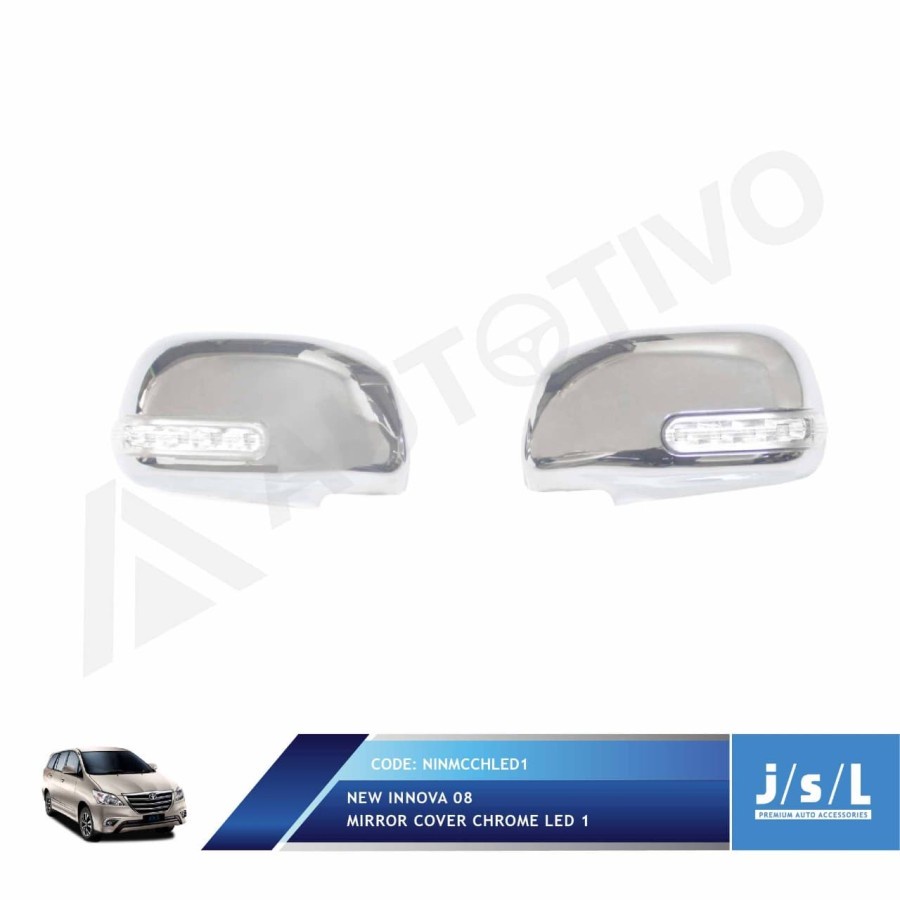 Cover Spion Lampu Mobil Kijang Innova Cover Chrome LED