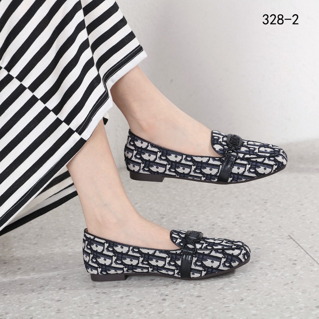 DR Oblique Jacquard Loafers Shoes 328-2