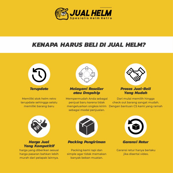 Helm Cakil HBC Scrambler Maroon Doff + FREE GOGGLE | Retro Full Face | JUAL HELM