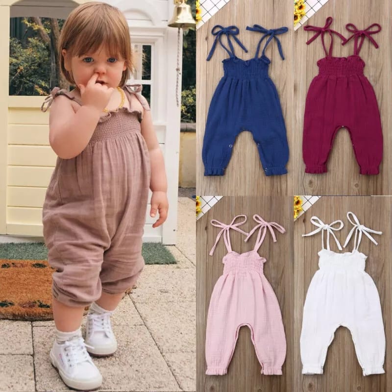 BEFAST - ZTL OOTD Jumpsuit Anak Perempuan FIYU / JUMPSUIT ANAK MELDA / Jumpsuit Anak Tanpa Lengan / Overall Anak Lucu Terlaris / Pakaian Casual Anak-Anak Perempuan / Jumpsuit Polos Anak / Fashion Santai Anak Kekinian / Overall Anak Balita