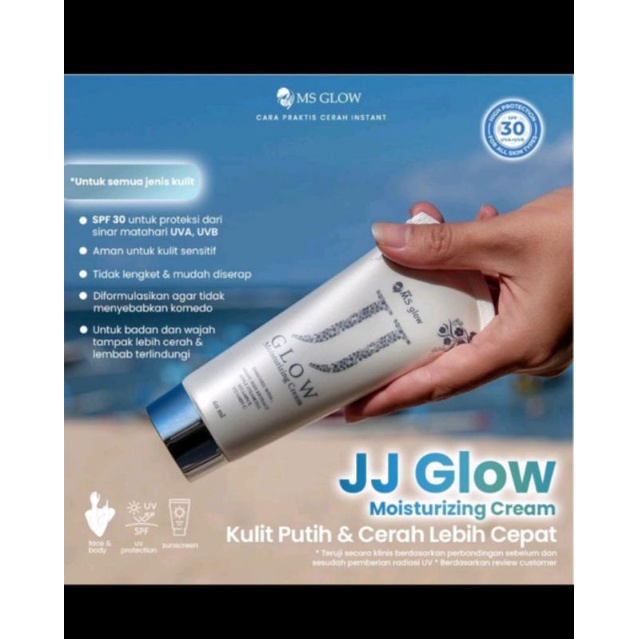 ❤️INTAN CS❤️ PROMO 10.10 JJ GLOW MS GLOW MOISTURIZER CREAM