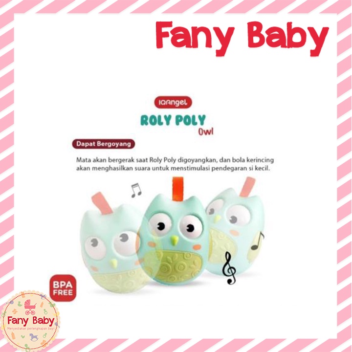 IQANGEL ROLY POLY OWL TOY / IQ0202