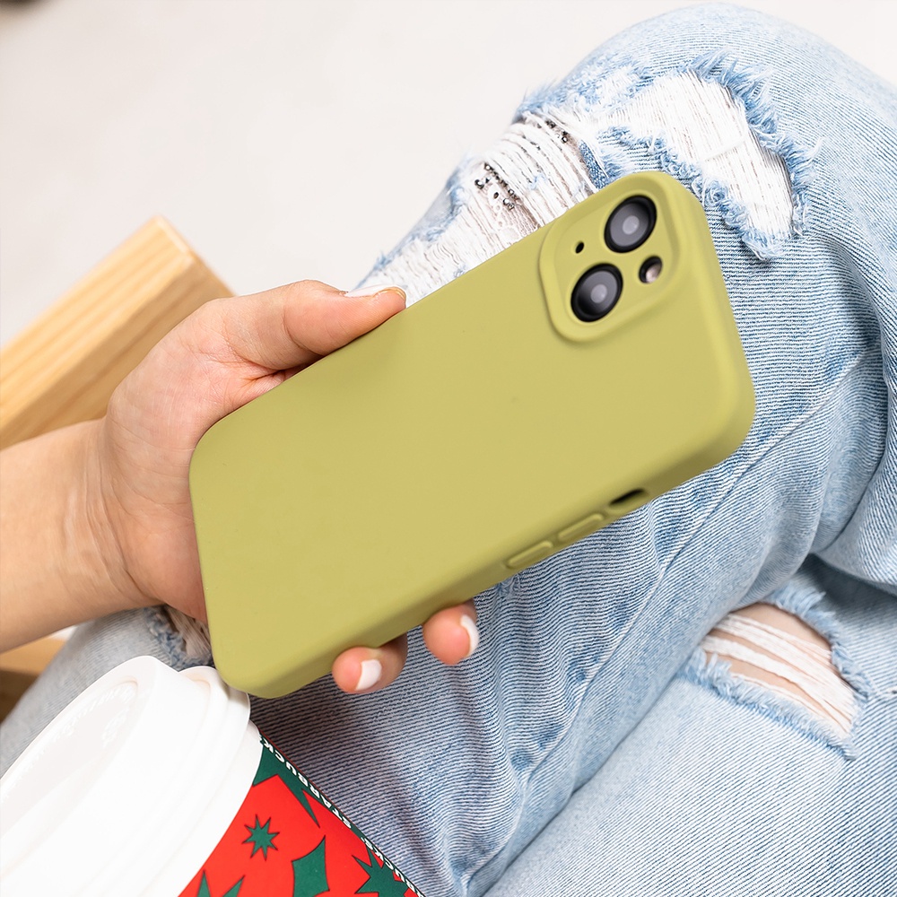 Soft Case Pelindung Kamera Bahan Silikon Cair 12 Warna Shockproof Untuk iPhone 14 Pro MAX 14 Plus