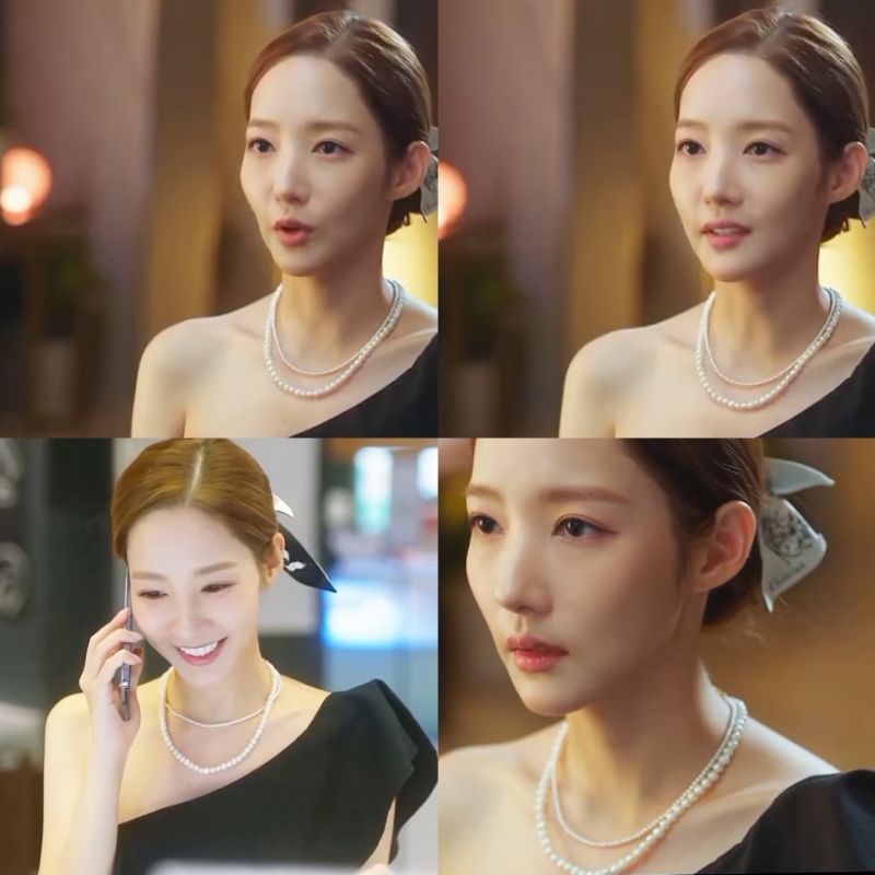 Kalung Korea Mutiara 2 layers