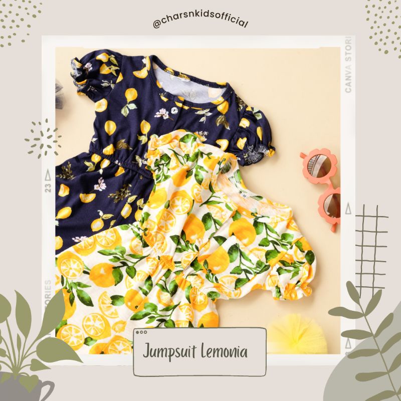 Jumpsuit Lemonia free bando by Chars'n Kids Official