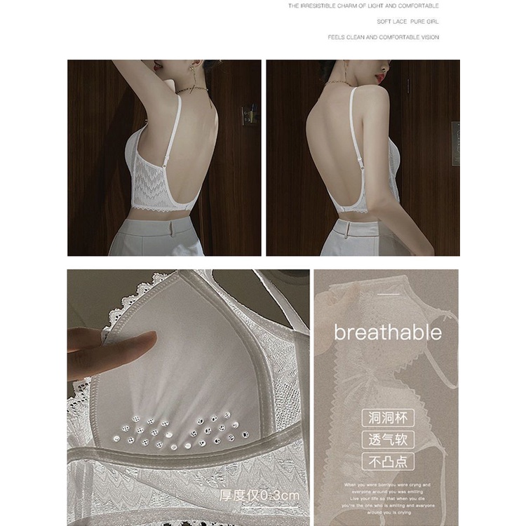 Big U Beauty Backless Underwear Payudara Kecil Mengumpulkan Koleksi Payudara Samping Backless Sense