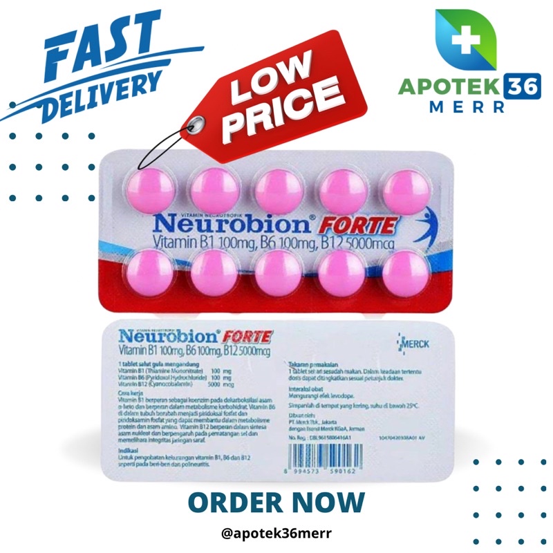 NEUROBION PINK 1 STRIP ISI 10