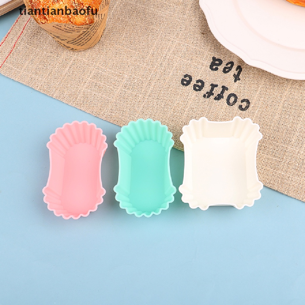 3 Pcs Piring Makan Bahan Silikon Tahan Panas Dapat Digunakan Kembali