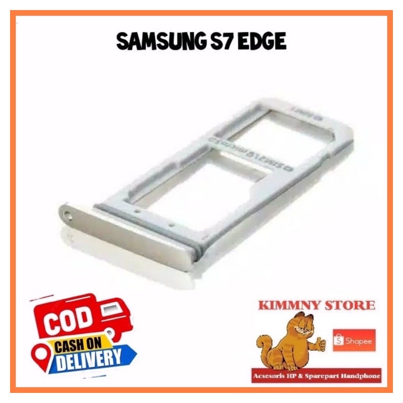 SIMTRAY SIMCARD SIMLOCK SAMSUNG S7 EDGE - TEMPAT KARTU SIM SLOT SIM CARD GALAXY S7 EDGE
