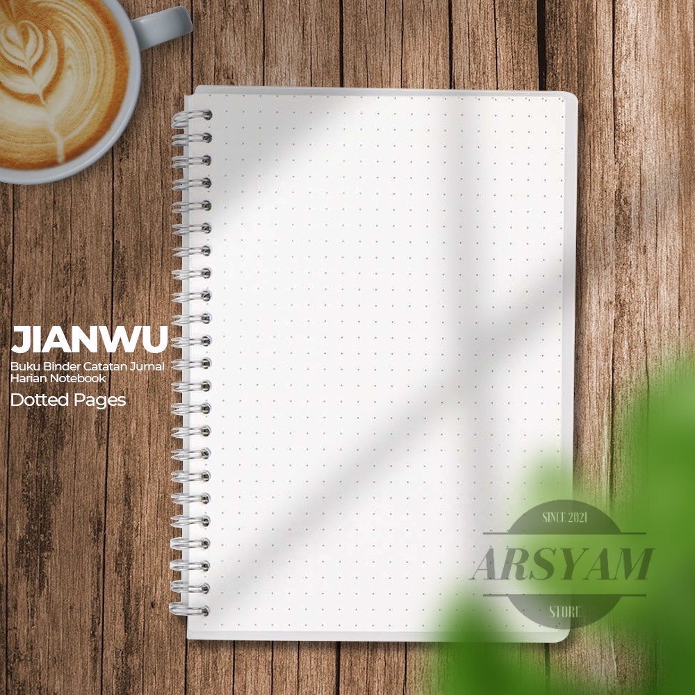 

Buku Binder Catatan Jurnal Harian Notebook Format Dotted Pages Ukuran A5