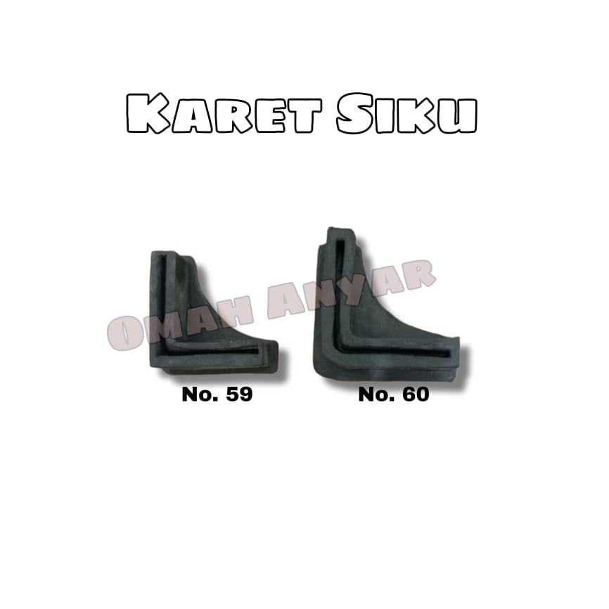 Karet Kaki Siku 4x4 3x3 Karet No 60 No 59