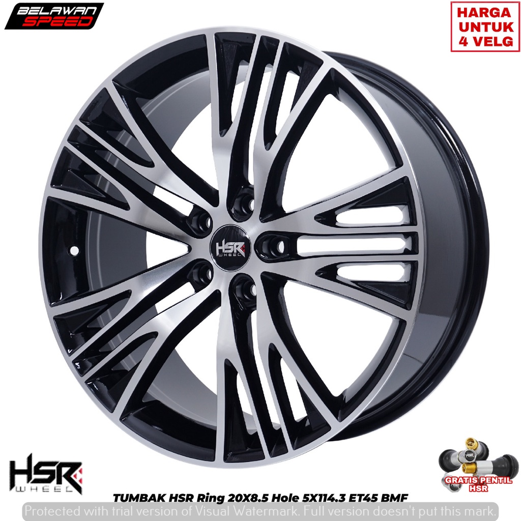 VELG MOBIL RING 20 MAZDA CX5 CRV ALPHARD OUTLANDER HYUNDAI IONIQ 5 R20 HSR TUMBAK PELEK RACING