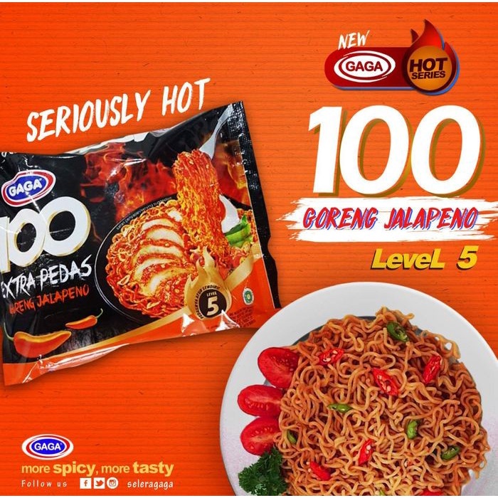 

PROMO MIE GAGA GORENG JALAPENO / MIE GAGA EXTRA PEDAS GORENG JALAPENO