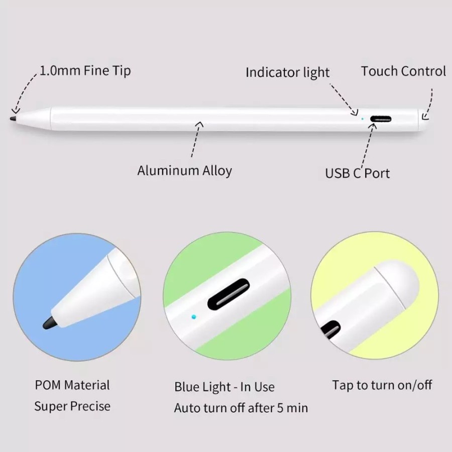 Stylus Pencil Gen 2 Palm Rejection for iPad