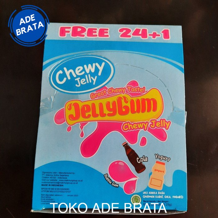 

chewy jelly jellygum isi 24 pcs