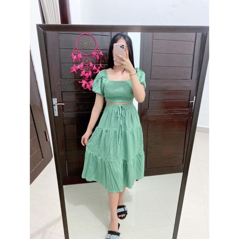 BAJU STELAN WANITA KOREA KEKINIAN MAUDI BIG SIZE S-XXL