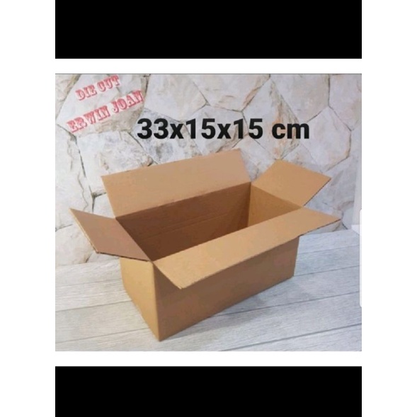 

Kardus / Box / uk. 33x15x15 cm / Karton packing polos baru ST